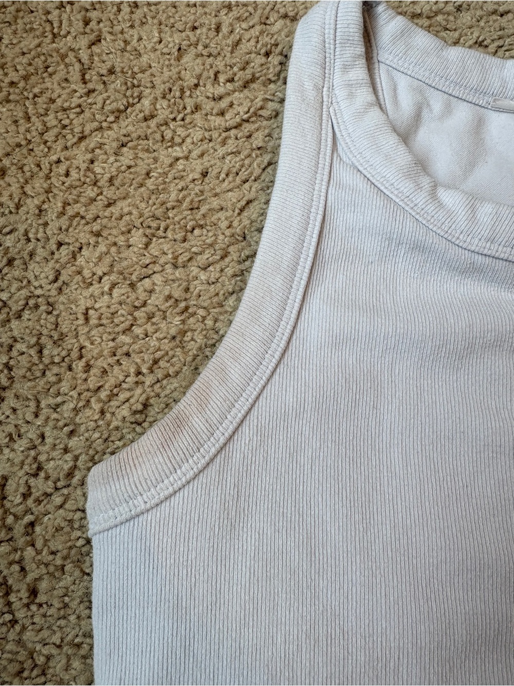 ALO White Racerback Top - Picture 3 of 3